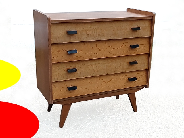 Commode vintage années 1960 occasion rénovée 