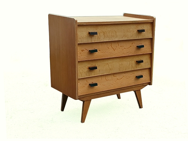 Commode vintage 1960 pieds compas