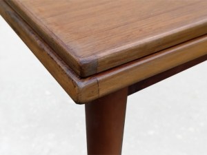 Table scandinave teck vintage 1960