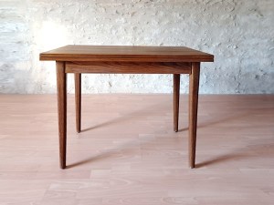 Table portefeuille vintage 1960 chêne