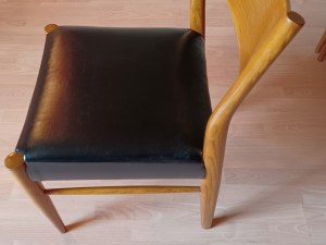 4 chaises scandinave teck 1960
