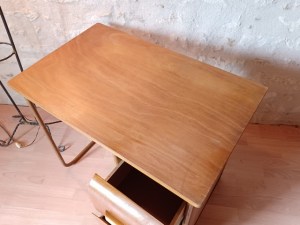 Bureau vintage 1950 bois métal