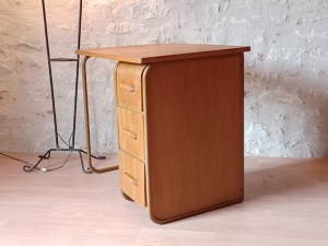 Bureau vintage 1950 bois métal