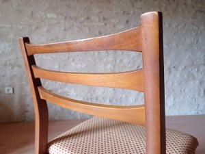 6 chaises Meredew furniture 1960 teck