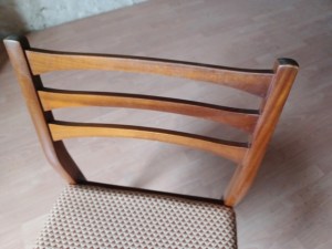 Chaises Meredew teck vintage scandinave 1960