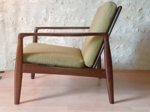 Fauteuil scandinave vintage 1960