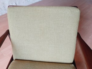 Fauteuil scandinave teck massif