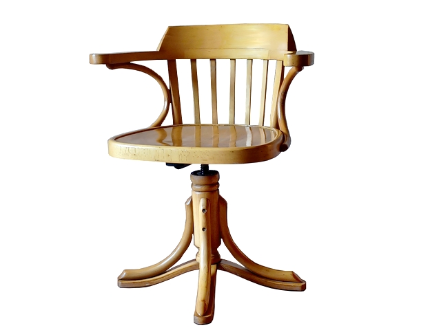 Fauteuil pivotant ZPM radomsko vintage 1950 