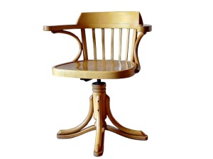 Fauteuil pivotant ZPM radomsko vintage 1950