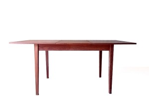 Table à manger scandinave extensible teck 1960