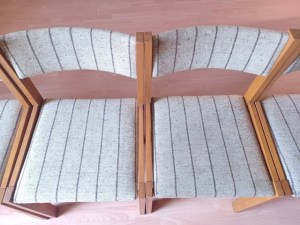 6 chaises danoises 1960 Farstrup