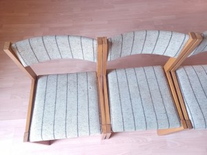 6 chaises Danemark Farstrup 1960