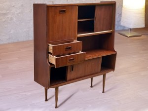Buffet bar scandinave teck 1960