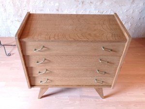 Commode vintage bois clair