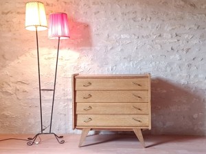 Commode vintage occasion rénovée 1950 1960