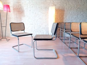Marcel Breuer chaises B32 estampillées
