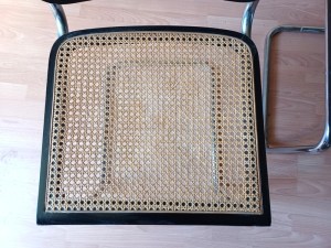 Chaises Cesca B32 estampillées Marcel Breuer