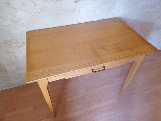 Table vintage bois massif occasion