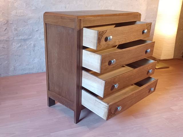 commode art déco vintage 1950