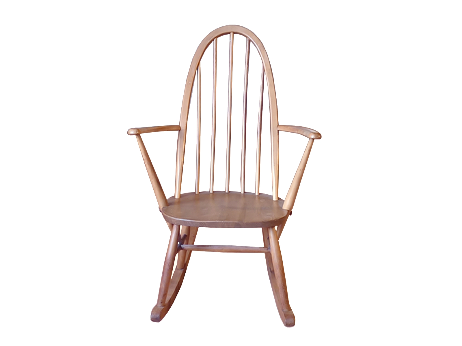 Chaise à bascule Ercol rocking chair vintage 1960