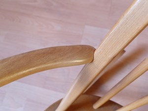 Chaise à bascule Ercol vintage scandinave