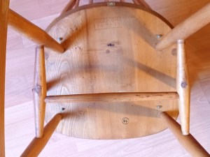 Fauteuil à bascule rocking chair Ercol années 1960