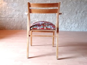 fauteuil bridge vintage art déco 1950