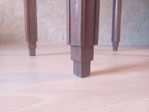 Table art déco bois massif années 30