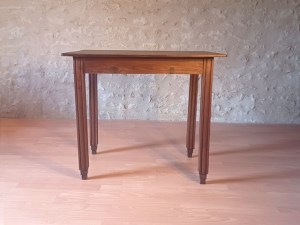 Table bureau art déco bois massif
