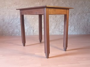 table d'écriture art déco 1940 bois massif