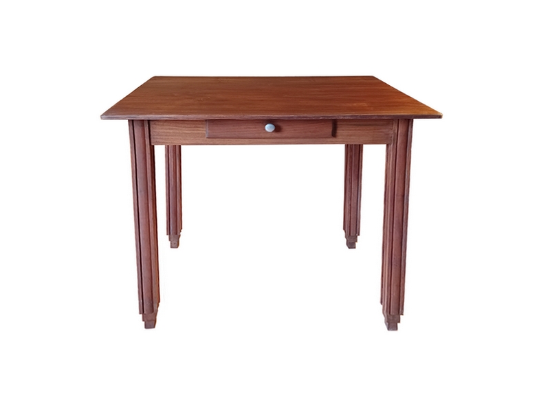 Petite table d'appoint art déco bureau 1930 vintage