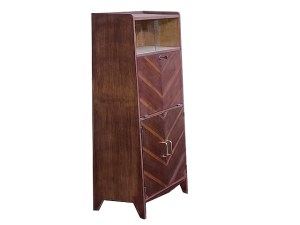 secrétaire vintage profil incliné.