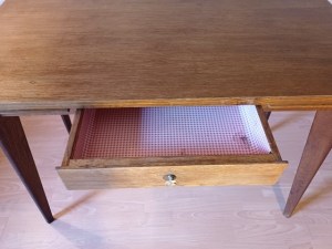 Bureau SAM DEMI SIECLE pieds compas vintage 1960