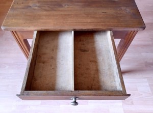 Table bureau art déco 1 tiroir