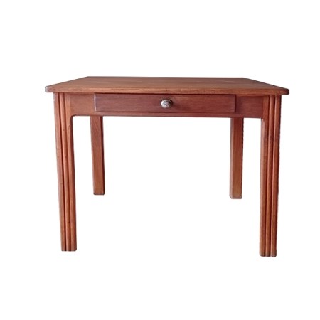 Table d'appoint bureau années 30 bois massif