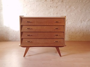 Commode vintage rénovée années 1960 