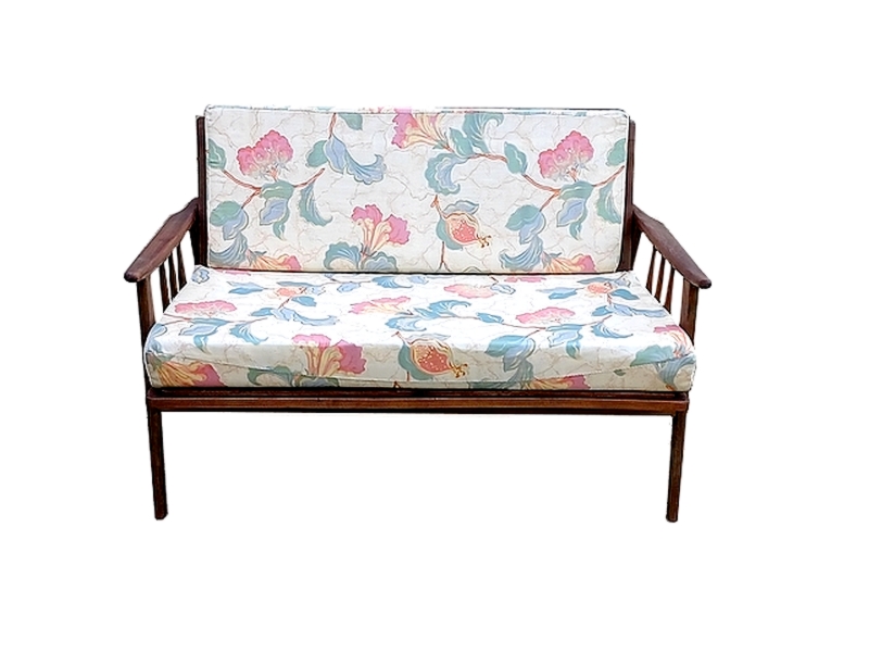 Banquette vintage scandinave années 1950