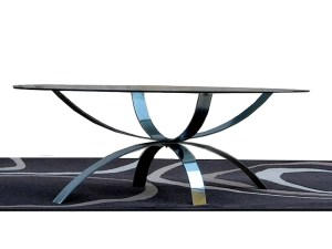 Table basse design vintage 1980