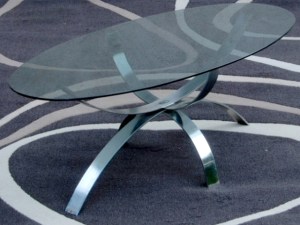 Table basse design vintage 1980