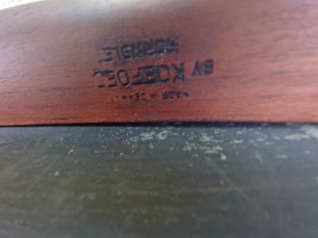 6 chaises Niels Koefoed EVA danemark 1960