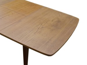Table scandinave extensible teck