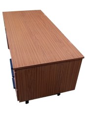 Bureau vintage double caissons