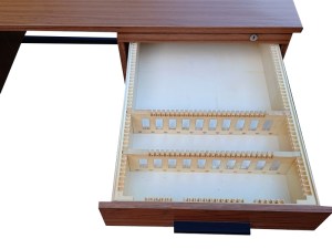 Bureau vintage formica et métal