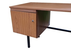 Bureau moderniste double caissons 