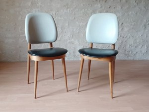 Chaises Baumann Pégase 1960