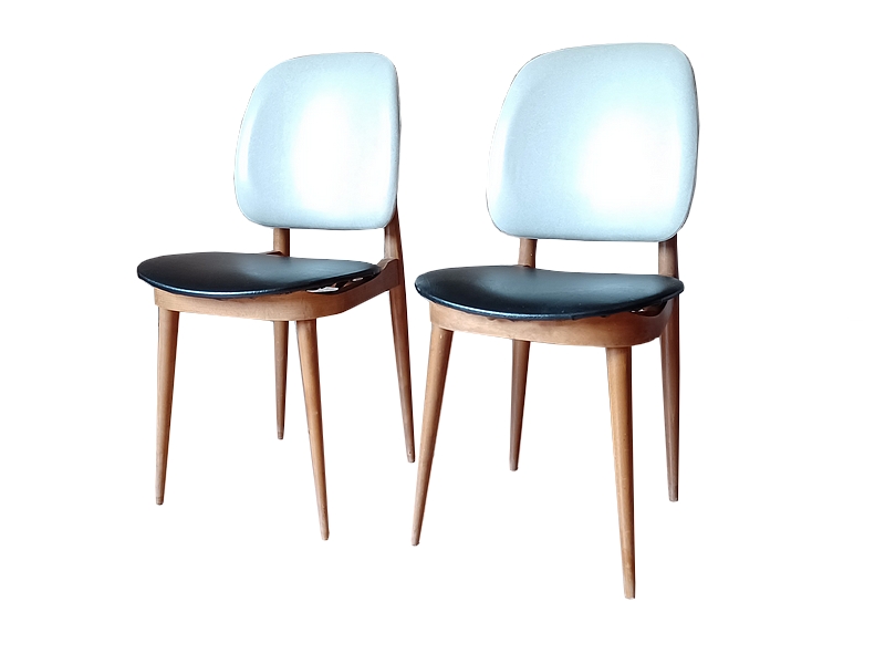 Chaises Baumann Pégase 1960